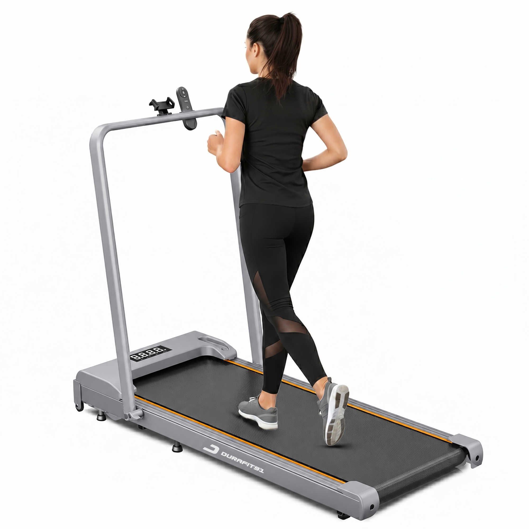 Compact Treadmill Grey