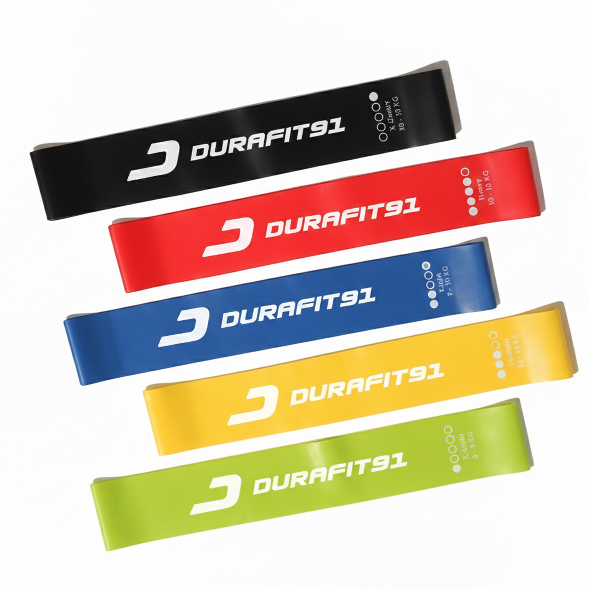 MINI LOOP RESISTANCE BANDS SET OF 5