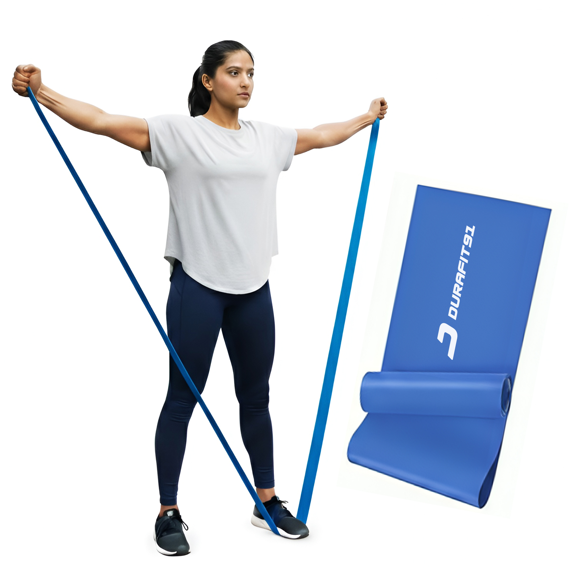 Yoga Resistance Band Blue